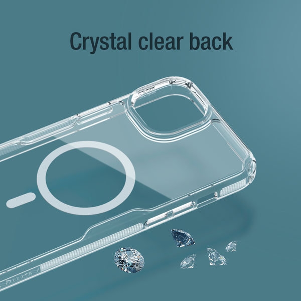 خرید قاب شفاف مگنتی نیلکین iPhone 15 Plus مدل Nature TPU Pro Magnetic