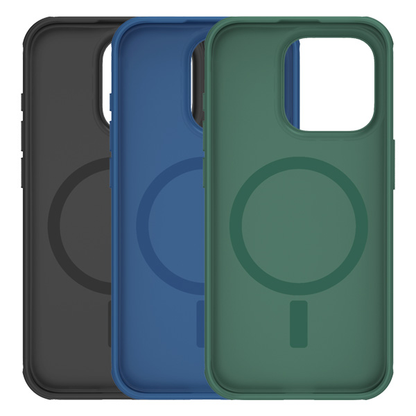 خرید قاب ضد ضربه مگنتی نیلکین iPhone 15 Pro Max مدل Super Frosted Shield Pro Magnetic