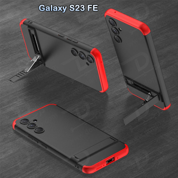 خرید قاب محافظ 360 درجه GKK پایه استند دار Samsung Galaxy S23 FE