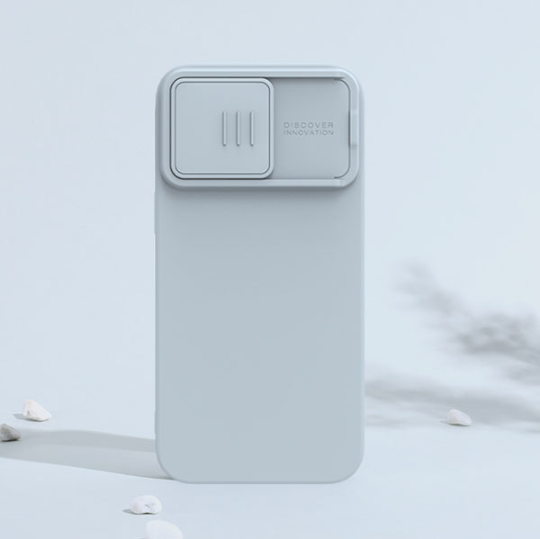 خرید گارد سیلیکونی مگنتی iPhone 15 Pro Max مارک نیلکین مدل CamShield Silky Magnetic Silicone