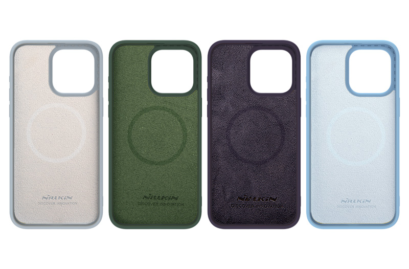 خرید گارد سیلیکونی مگنتی iPhone 15 Pro Max مارک نیلکین مدل CamShield Silky Magnetic Silicone