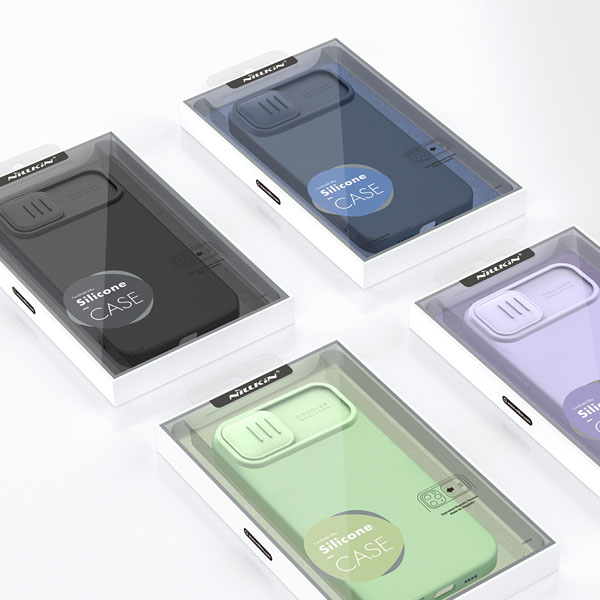 خرید گارد سیلیکونی iPhone 15 Pro Max مارک نیلکین مدل CamShield Silky Silicone