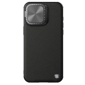 خرید گارد چرمی کمرا استند نیلکین iPhone 15 Pro مدل CamShield Prop Leather