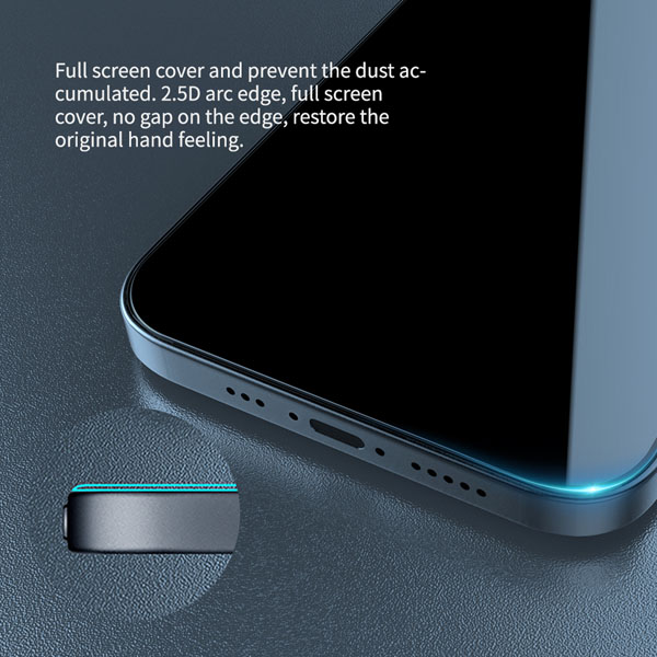 خرید گلس شیشه ای حریم شخصی با ابزار نصب iPhone 15 Pro نیلکین مدل Guardian Full Coverage Privacy