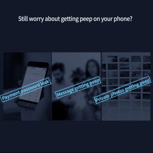 خرید گلس شیشه ای حریم شخصی با ابزار نصب iPhone 15 Pro نیلکین مدل Guardian Full Coverage Privacy