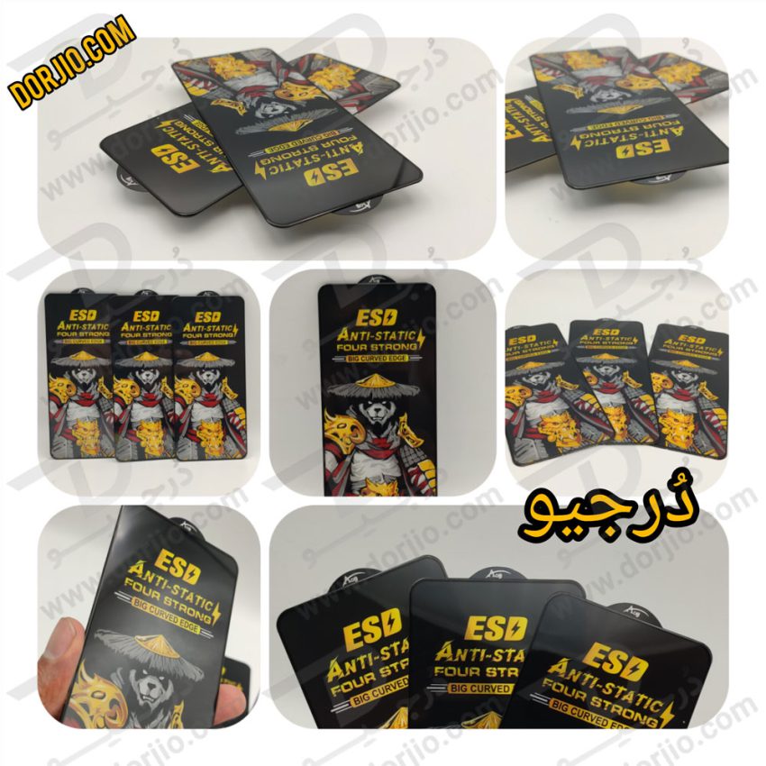 خرید گلس شفاف آنتی استاتیک Xiaomi Redmi Note 13 Pro 4G مدل ESD Anti-Static