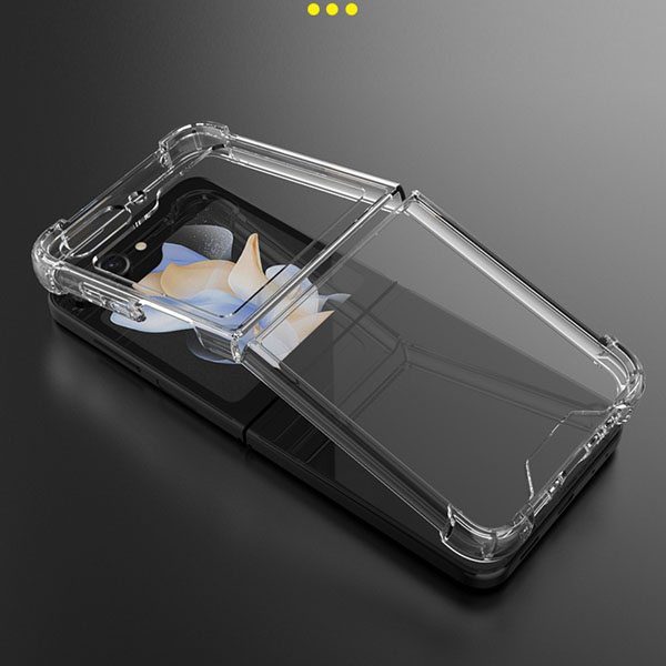 خرید قاب شفاف فریم ژله‌ ای ایربگ دار Samsung Galaxy Z Flip 5