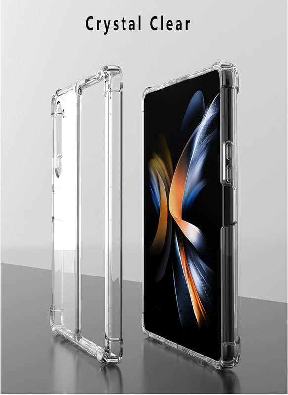 خرید قاب شفاف فریم ژله‌ ای ایربگ دار Samsung Galaxy Z Fold 5