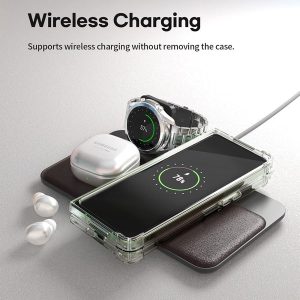 خرید قاب شفاف فریم ژله‌ ای ایربگ دار Samsung Galaxy Z Fold 5