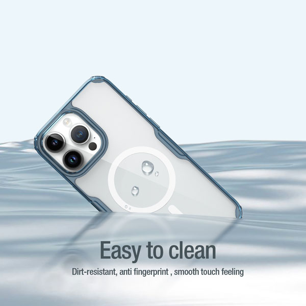 خرید قاب شفاف مگنتی نیلکین iPhone 15 Pro Max مدل Nature TPU Pro Magnetic