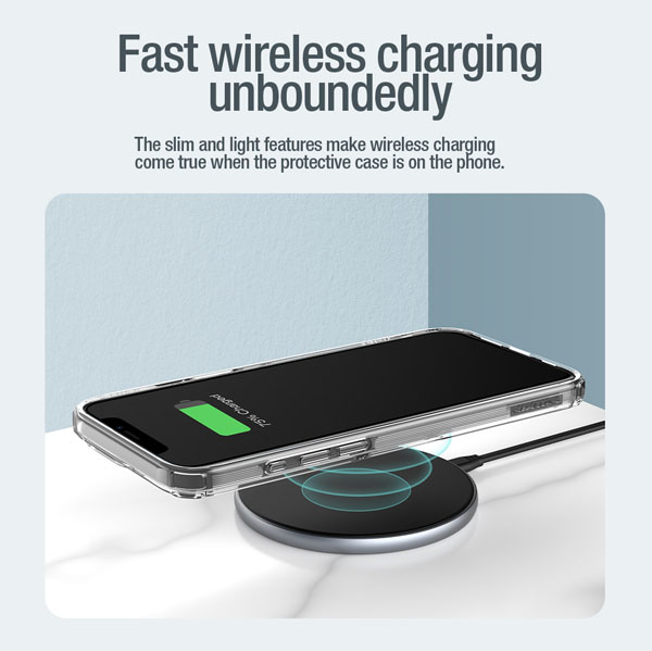 خرید قاب شفاف مگنتی نیلکین iPhone 15 Pro Max مدل Nature TPU Pro Magnetic