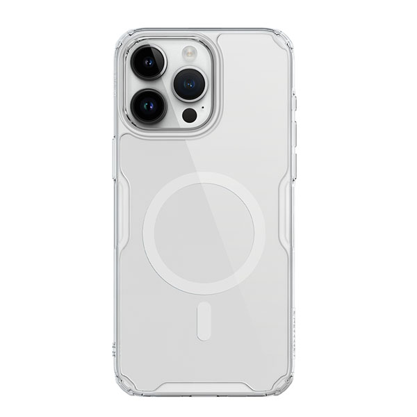 خرید قاب شفاف مگنتی نیلکین iPhone 15 Pro Max مدل Nature TPU Pro Magnetic