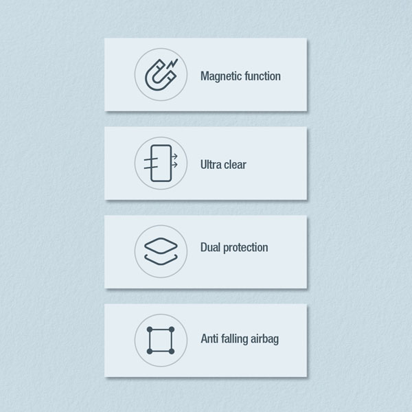 خرید قاب شفاف مگنتی نیلکین iPhone 15 Pro Max مدل Nature TPU Pro Magnetic