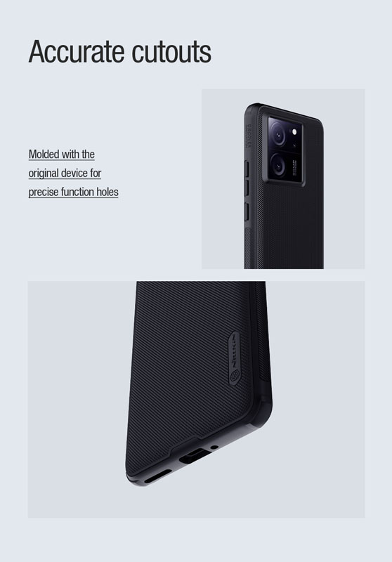 خرید قاب ضد ضربه مغناطیسی نیلکین Xiaomi 13T Pro مدل Super Frosted Shield Pro Magnetic