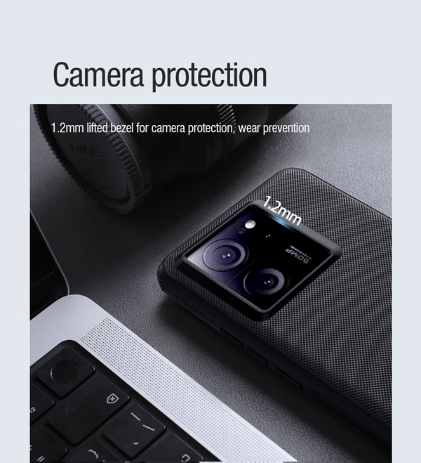خرید قاب ضد ضربه مغناطیسی نیلکین Xiaomi 13T Pro مدل Super Frosted Shield Pro Magnetic