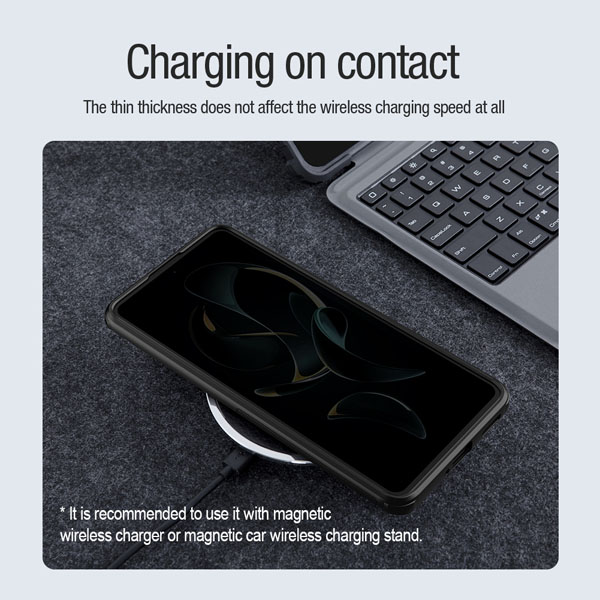 خرید قاب ضد ضربه مغناطیسی نیلکین Xiaomi Redmi K60 Ultra مدل Super Frosted Shield Pro Magnetic