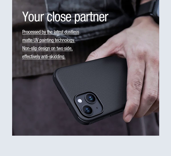 خرید قاب ضد ضربه مگنتی نیلکین iPhone 15 Plus مدل Super Frosted Shield Pro Magnetic