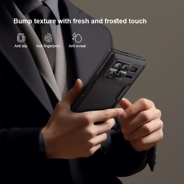 خرید قاب ضد ضربه پایه دار نیلکین Xiaomi Mix Fold 3 مدل Super Frosted Shield Fold ( Bracket version )