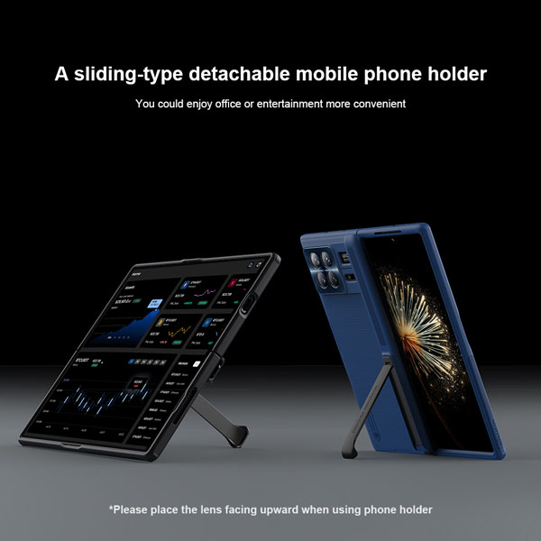 خرید قاب ضد ضربه پایه دار نیلکین Xiaomi Mix Fold 3 مدل Super Frosted Shield Fold ( Bracket version )