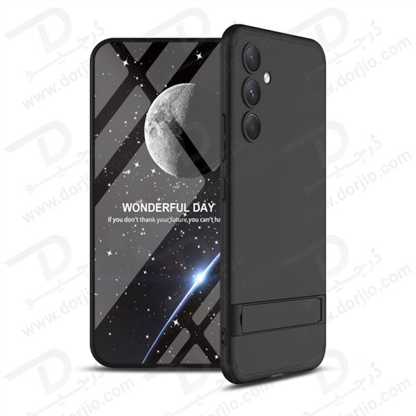 خرید قاب محافظ 360 درجه GKK پایه استند دار Samsung Galaxy M34