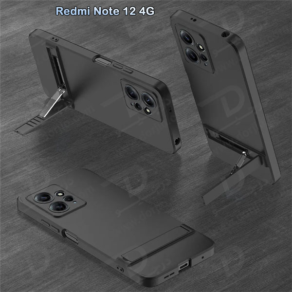 خرید قاب محافظ 360 درجه GKK پایه استند دار Xiaomi Redmi Note 12 4G