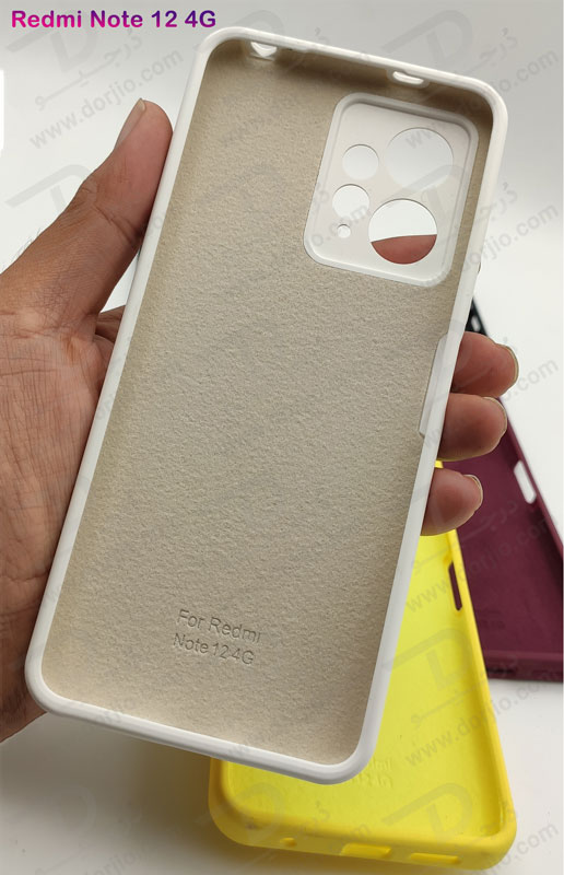 خرید قاب محافظ سیلیکونی اصلی Xiaomi Redmi Note 12 4G خرید قاب محافظ سیلیکونی اصلی Xiaomi Redmi Note 12 4G