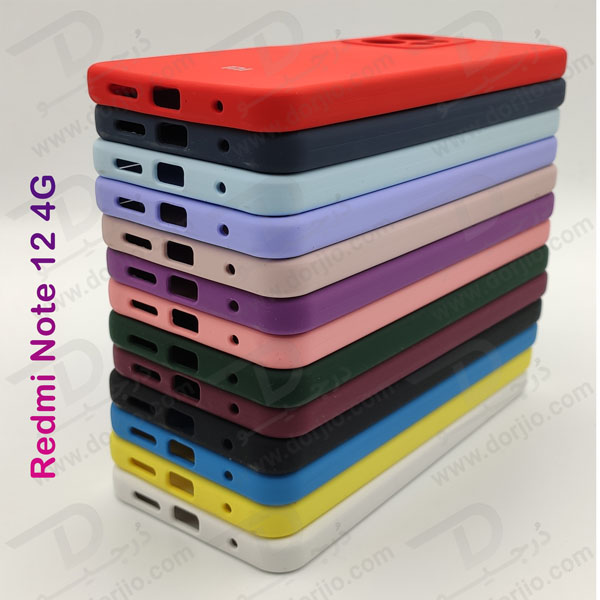 خرید قاب محافظ سیلیکونی اصلی Xiaomi Redmi Note 12 4G خرید قاب محافظ سیلیکونی اصلی Xiaomi Redmi Note 12 4G