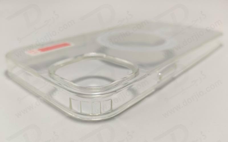 قاب کریستالی شفاف مگنتی مگ سیف iPhone 15 Plus 5
