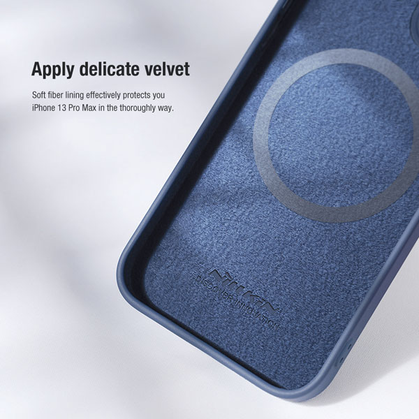 خرید گارد سیلیکونی مگنتی iPhone 15 Plus مارک نیلکین مدل CamShield Silky Magnetic Silicone