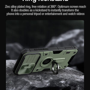 خرید گارد ضد ضربه رینگ دار iPhone 15 مارک نیلکین مدل CamShield Armor