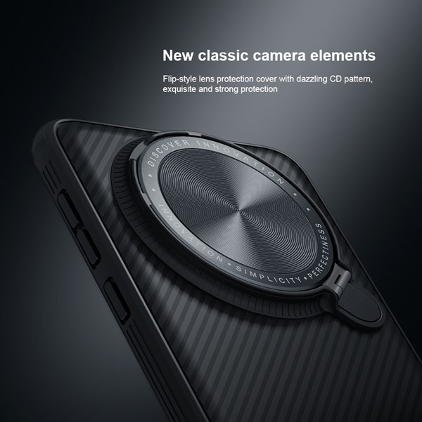 خرید گارد ضد ضربه مگنتی کمرا استند نیلکین Huawei Mate 60 Pro مدل CamShield Prop