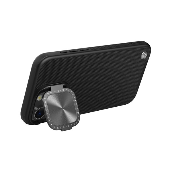 خرید گارد ضد ضربه مگنتی کمرا استند نیلکین iPhone 15 مدل Textured Prop Magnetic