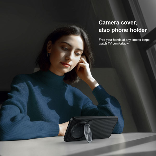 خرید گارد ضد ضربه کمرا استند نیلکین Huawei Mate 60 Pro مدل CamShield Prop