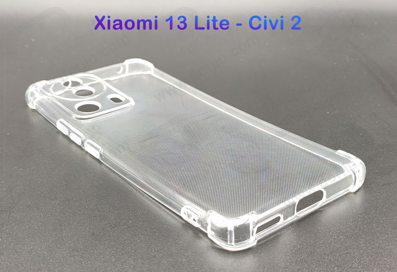 خرید گارد ژله ای شفاف ایربگ دار با محافظ دوربین Xiaomi Civi 2