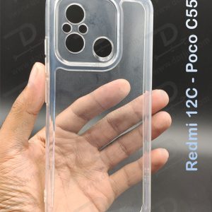 خرید گارد ژله ای شفاف با محافظ دوربین Xiaomi Poco C55