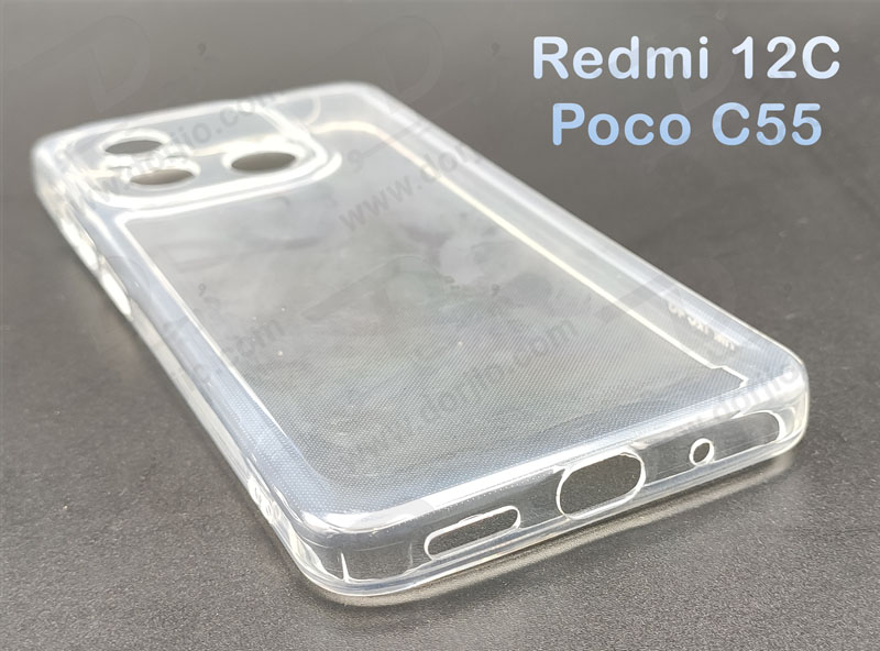 خرید گارد ژله ای شفاف با محافظ دوربین Xiaomi Poco C55