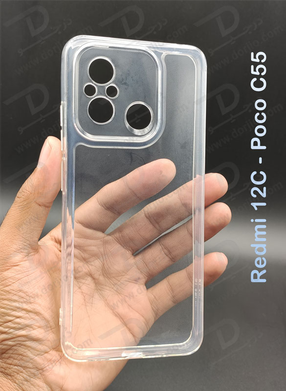 خرید گارد ژله ای شفاف با محافظ دوربین Xiaomi Redmi 12C