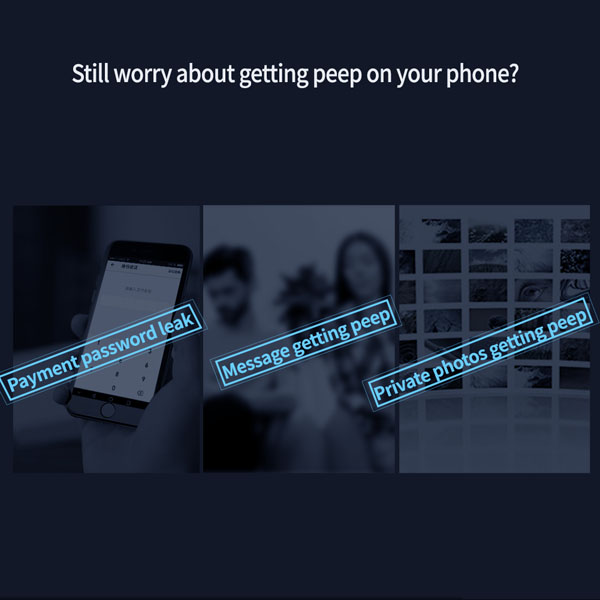 خرید گلس شیشه ای حریم شخصی با ابزار نصب iPhone 15 Pro Max نیلکین مدل Guardian Full Coverage Privacy