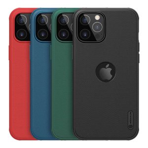 قاب ضد ضربه حفره لوگو iPhone 12 Pro مارک نیلکین مدل Super Frosted Shield Pro ( With LOGO cutout )