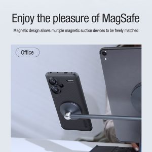 خرید قاب ضد ضربه مغناطیسی نیلکین Xiaomi Redmi Note 13 Pro Plus مدل Super Frosted Shield Pro Magnetic