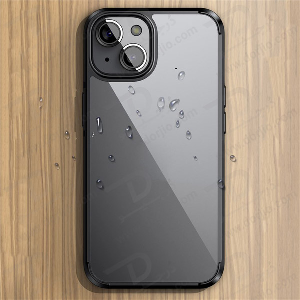 خرید قاب محافظ شفاف فریم رنگی iPhone 15 مارک Doyers