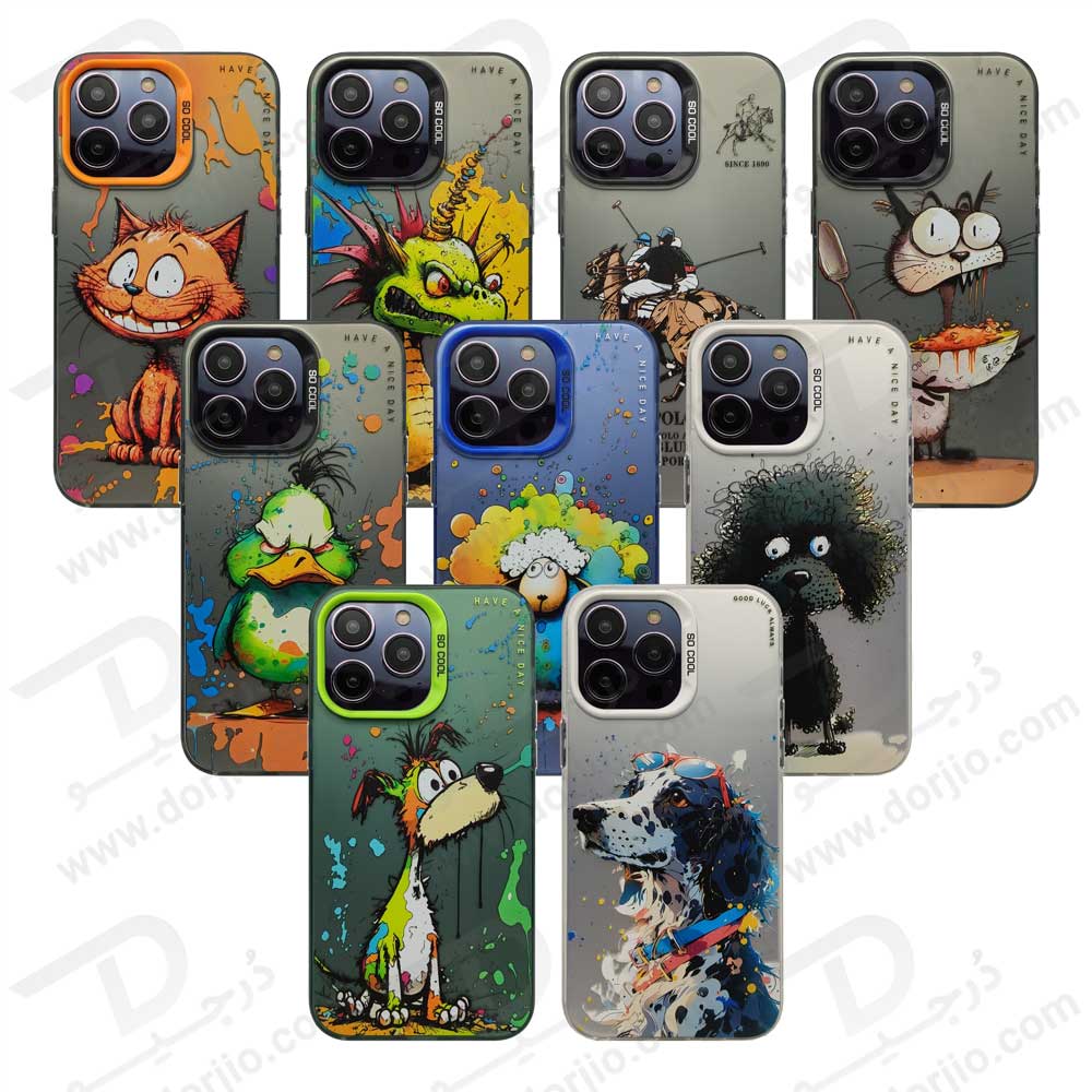 خرید قاب محافظ طرح دار iPhone 12 ( طرح برجسته )