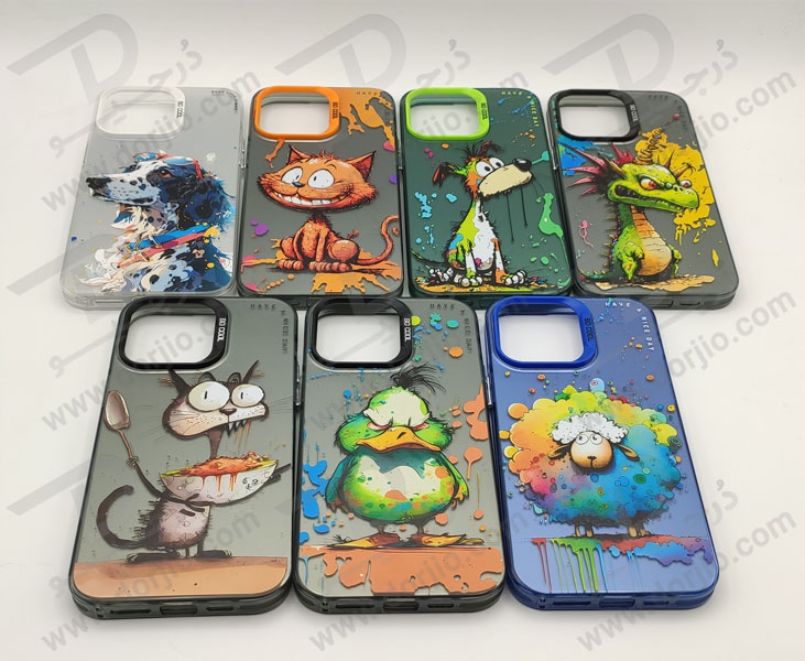 خرید قاب محافظ طرح دار iPhone 14 ( طرح برجسته )