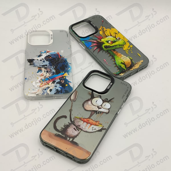 خرید قاب محافظ طرح دار iPhone 14 ( طرح برجسته )