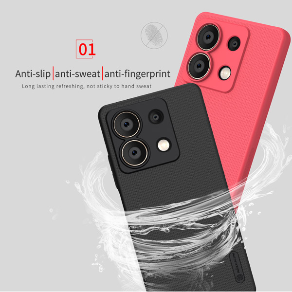 خرید قاب محافظ نیلکین Xiaomi Redmi Note 13 5G مدل Super Frosted Shield