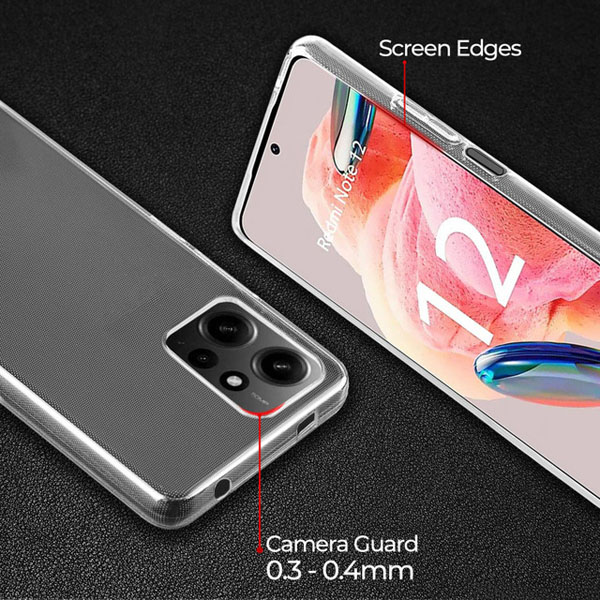 خرید قاب ژله ای شفاف گوشی Xiaomi Redmi Note 12 4G Plus