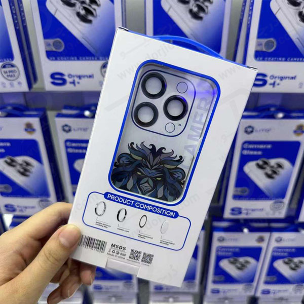 خرید محافظ لنز رینگی iPhone 15 Pro همراه با ابزار نصب مارک LITO مدل S+ Camera Protector