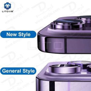 خرید محافظ لنز رینگی iPhone 15 Pro همراه با ابزار نصب مارک LITO مدل S+ Camera Protector