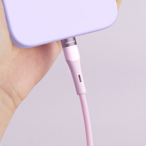 خرید کابل سیلیکونی 1.2 متری Lightning نیلکین مدل Flowspeed Liquid Silicone Cable