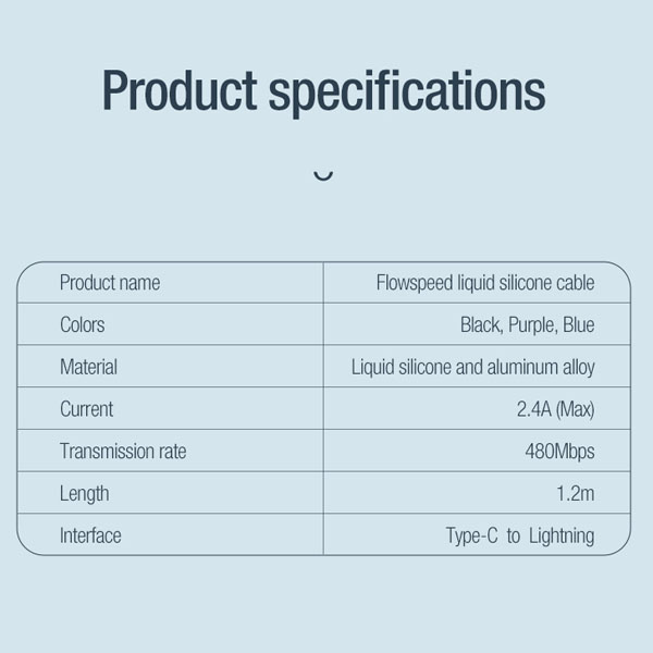 خرید کابل سیلیکونی 1.2 متری Lightning نیلکین مدل Flowspeed Liquid Silicone Cable